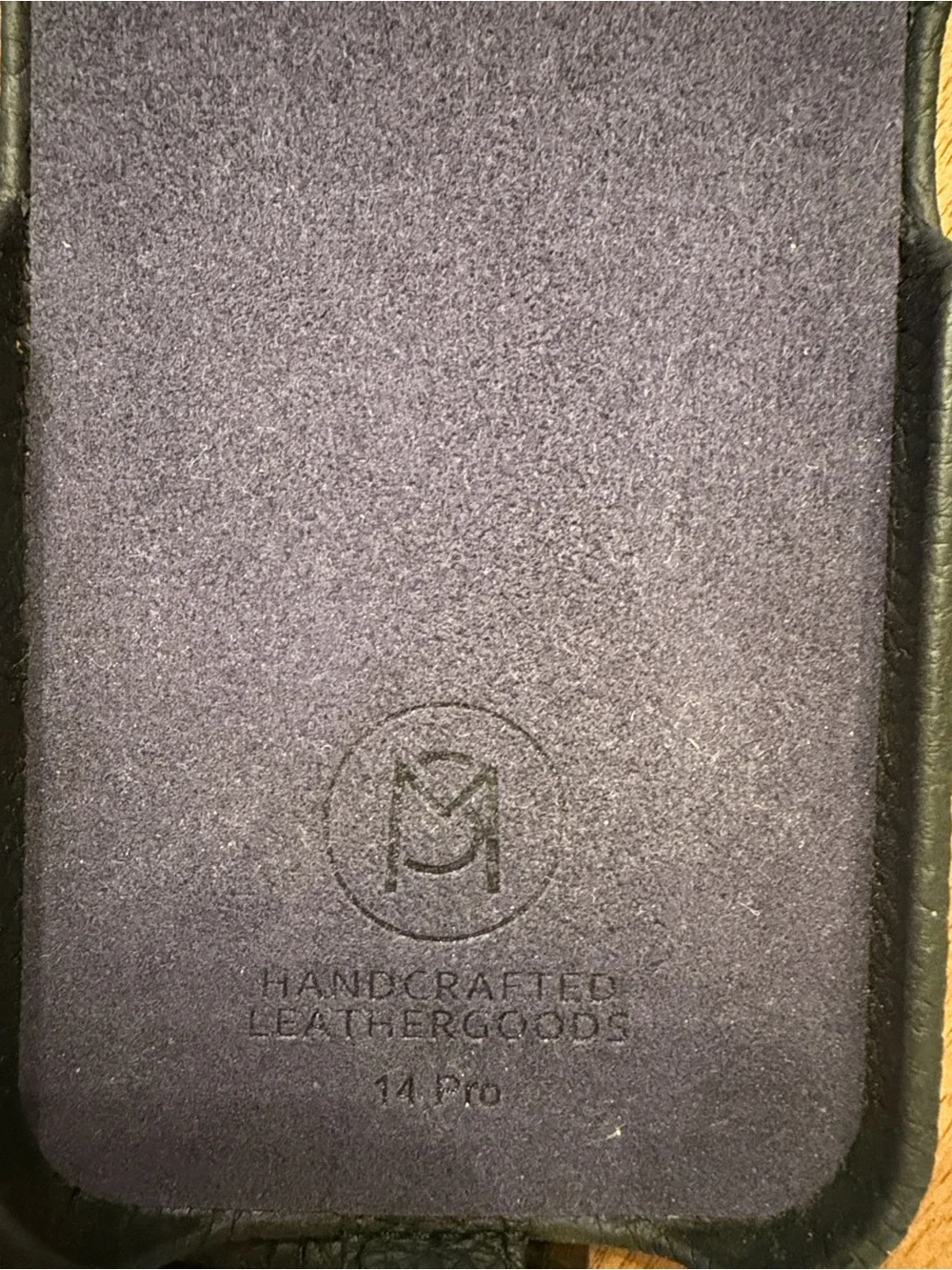 Maison De Sabré black leather
